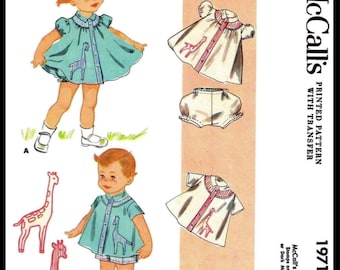 Mail Order #1684 Fabric Sewing Pattern Girls Dress Frock Romper Slip Panties Underwear Copy Pdf A3 ~Size 3 PDF Ledger Digital Delivery ONLY