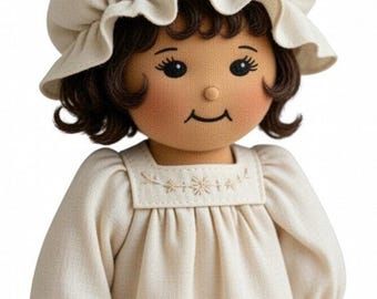 ラグドール 裁縫パターン ジョイント式ソフトボディ 女の子用ベビー服 25インチ デザイン7285 通信販売