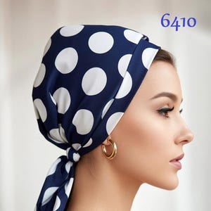 22インチヘッドV 6410パターンスカーフ帽子化学療法がんヘッドカバー脱毛症ヘッドスカーフPDF LeDGER