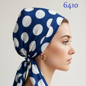 Patrón de costura para bufanda con letras, gorro, pañuelo para la cabeza V 6410, cubierta para la cabeza para quimioterapia, cáncer, alopecia (PDF)