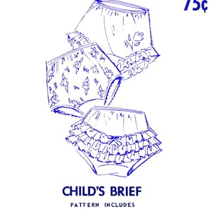 Può includere: Un cartamodello per un slip per bambini, con tre stili diversi. Il cartamodello include le taglie 2-16. Il cartamodello si chiama "Slip per bambini" ed è di Pattern Peddler, numero di cartamodello C100.