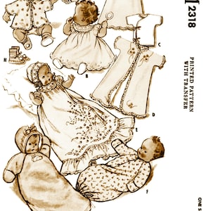M 2318 Modello neonato corredino anni '50 vestito battesimo berretto Pdf