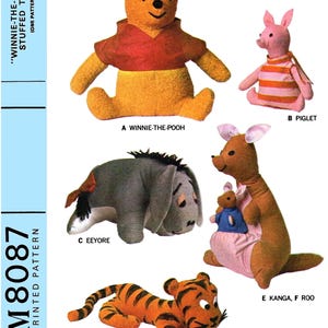 Letter M 8087 Pattern Winnie Pooh And Friends Stuffed Animal Toy Piglet Tigger Eeyore Kanga Roo Pdf