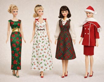 Ledger Fashion Doll Dress Pattern 11 1/2" Mail Order 9491