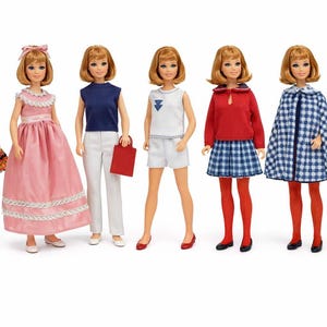 LETTER Doll Knitting & Sewing Pattern M 7673 Clothing Dress 11 1/2" Pre-Teen Pdf