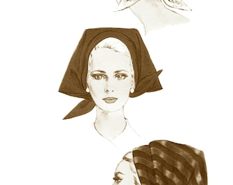 V 6676 Scarf HAT Pattern