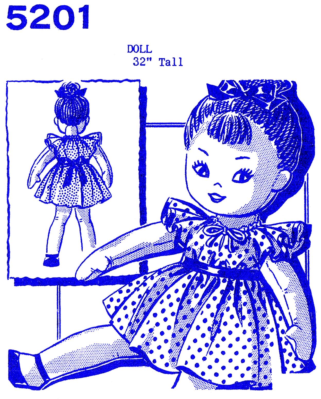 32 inch doll pattern - Etsy 日本