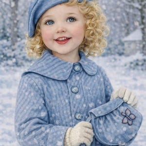 Girl's FELT HAT & Bag Sewing Pattern Beret Cap M 138 Pdf