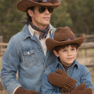 Men's & Boys Western HAT CrOCHET Pattern DESIGN 873 Crocheting Crocheted Mail Order