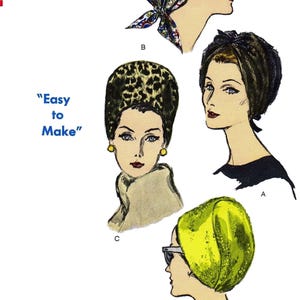 HOEDEN Tulband naaipatroon Hoofddoek Alopecia hoofddoek pdf V 6121