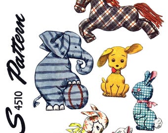 Letter S 4510 Pattern Stuffed Animal Rabbit Cat Dog Horse Elephant Bunny Pdf