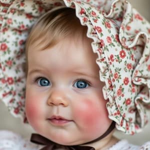 20" M 1526 Pattern BABY BONNET Hat Child 4 Style Sunbonnet Pdf
