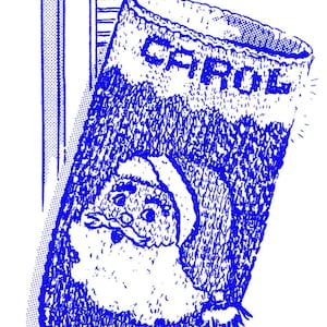 Christmas Santa Stocking Knitting Pattern Knit Knitted Personalized Design 552