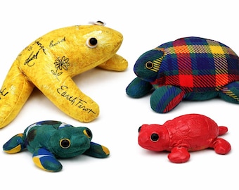 LETTER Frog Turtle Bean Bag Sewing Pattern MC 3000 Stuffed Animal Toy Pdf