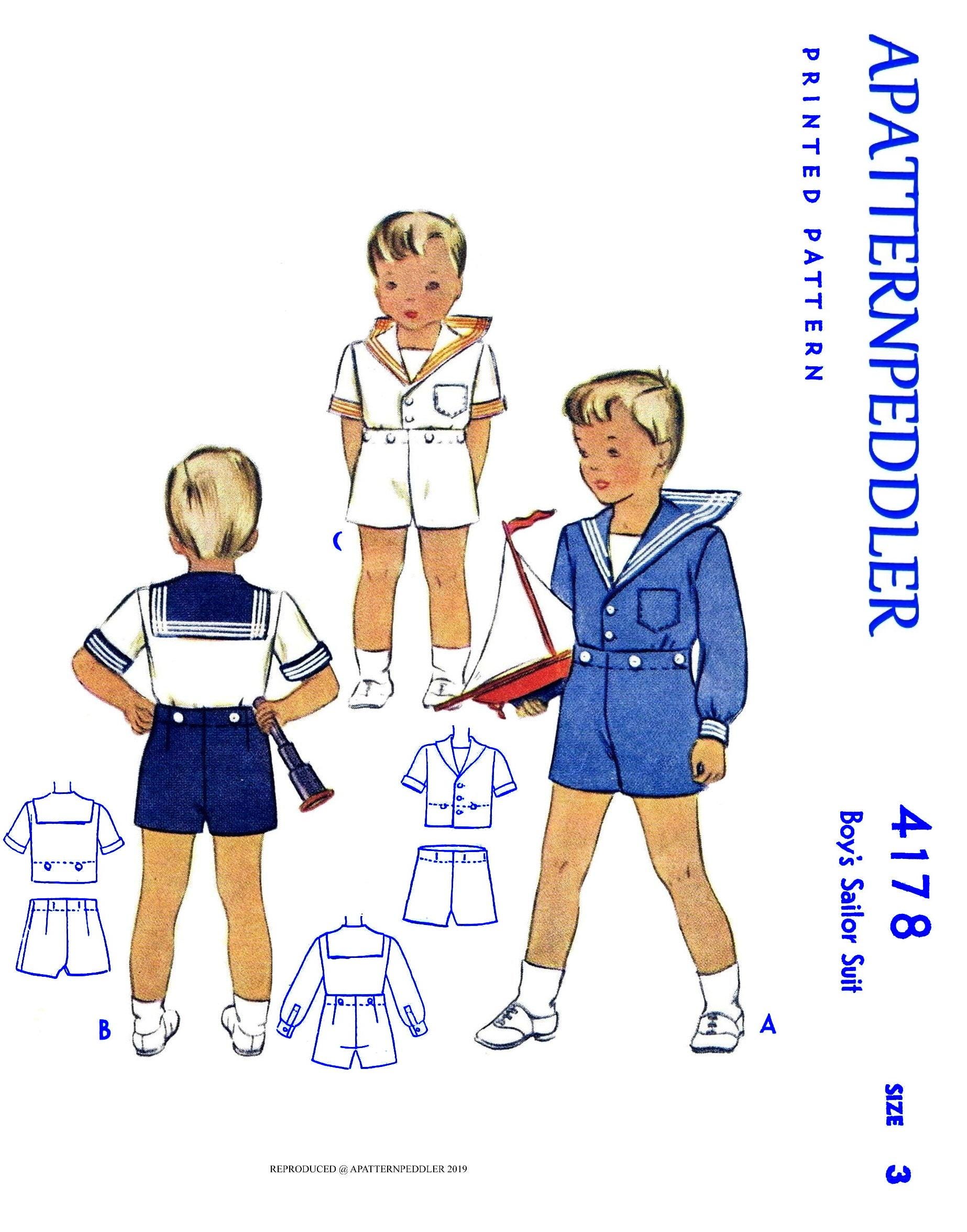 Costume 3 Pièces Vintage Pour Toddler - Taille 2T, Bleu/rouge à Carreaux, Marque Carltona