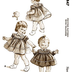 6mth~ M 2447 Helen Lee Pattern Dress Frock Petticoat Toddler Pdf