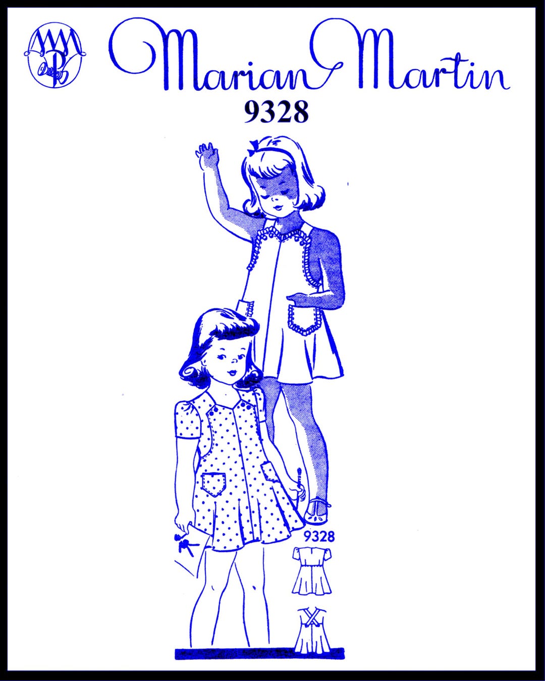 女の子用夏用ピナフォア サンドレス フロックドレス 型紙 メール