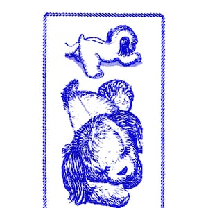 Sleeping PUPPY Dog Pattern Toy Stuffed Animal Design 7342 Mail Order Perro Cane Pdf