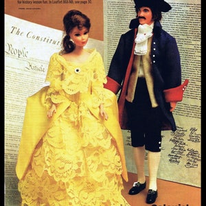 LETTER 868NB Pattern 11.5&quot;-12&quot; COLONIAL Fashion Doll Pdf