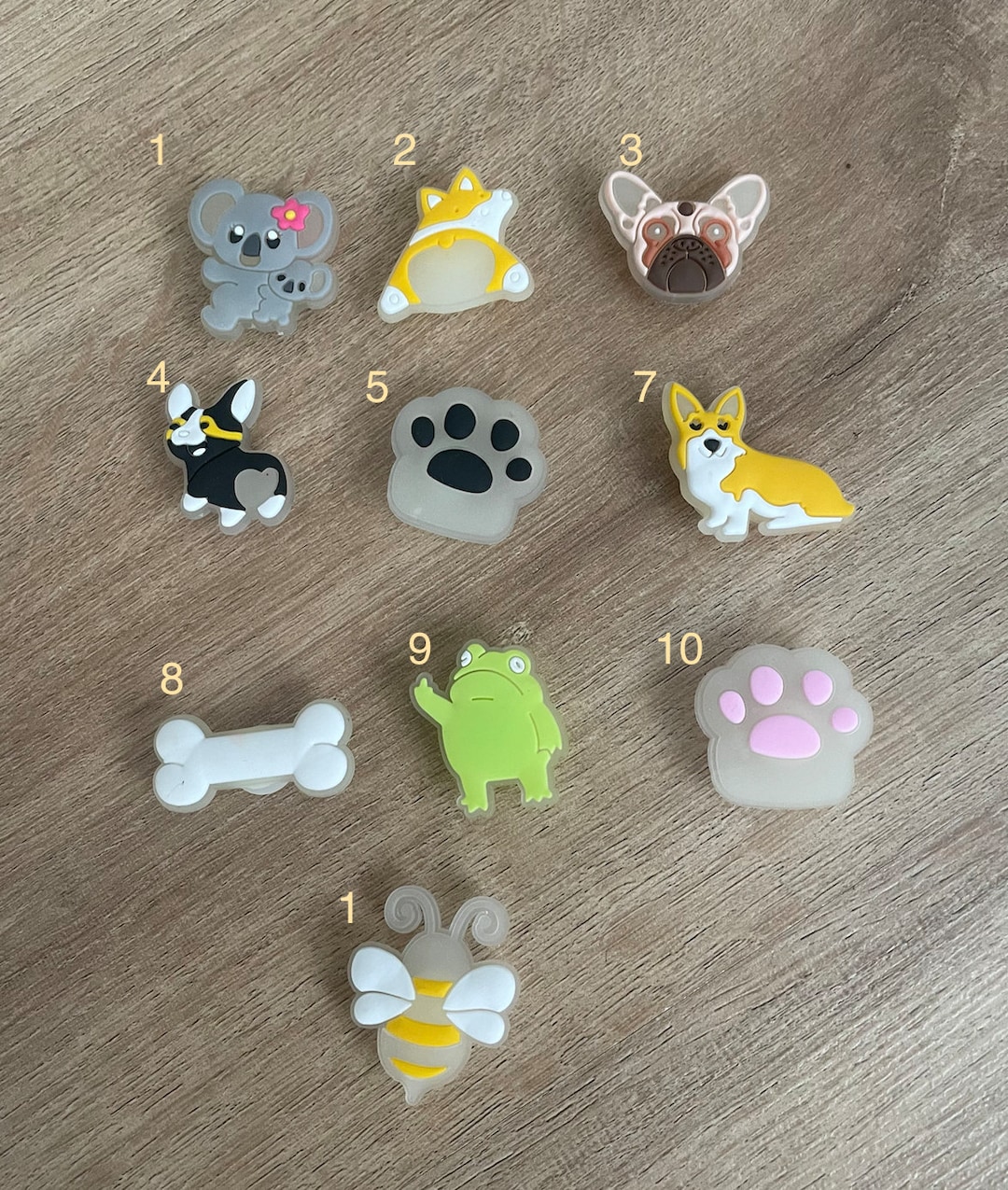 Glow in the Dark Crocs Jibbitz Collection limited Etsy