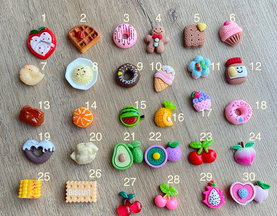 Crocs Jibbitz 3D Fruits and Food Collection limited Etsy