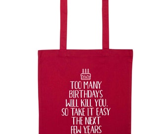 I/'M THE BOSS Cotton Tote Bag Shopper Birthday Gift Present Funny Joke Bossy