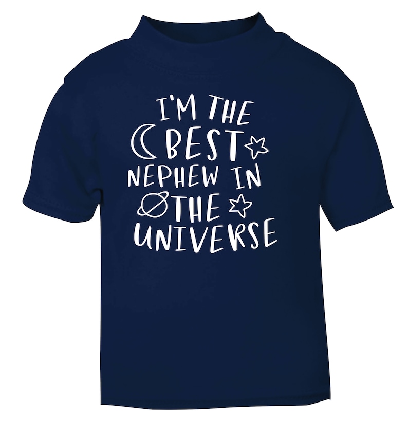 best nephew in the universe baby toddler t-shirt auntie aunt uncle family first birthday baby shower gift cute hipster 4920