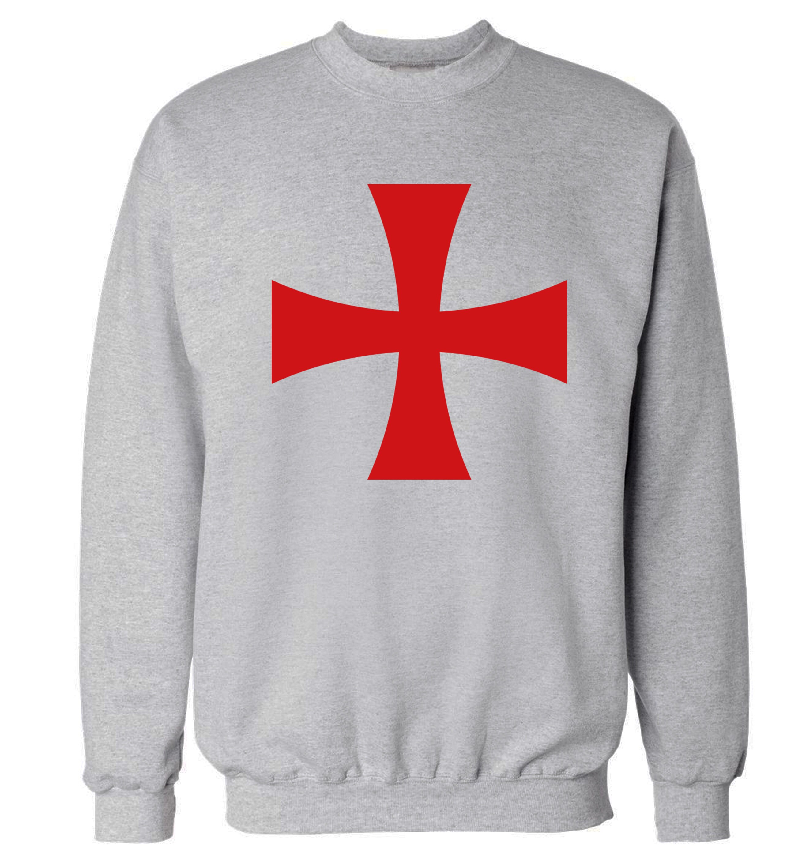 Sudadera Roja Caballeros Templarios con Capucha ⚔️ Tienda-Medieval