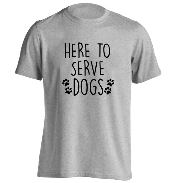 sweatshirt animal pet puppy paw fur canine love 296 here to serve dogs hoodie