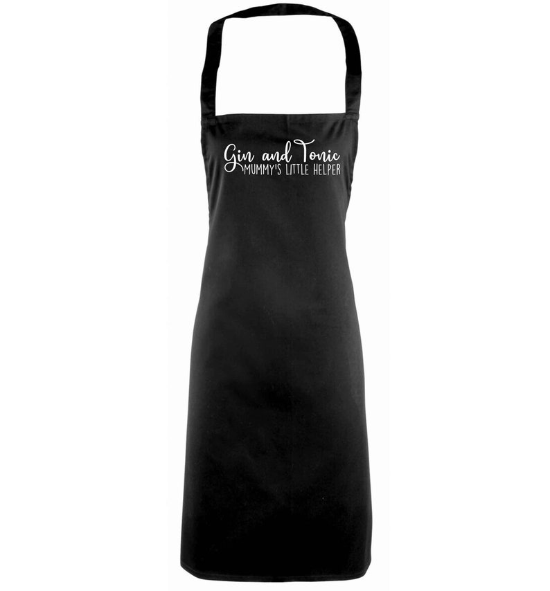 Apron cook chef bake menu kitchen food pun joke funny drink alcohol cocktail lemon hipster gift 5297 Gin and tonic mummy/'s little helper