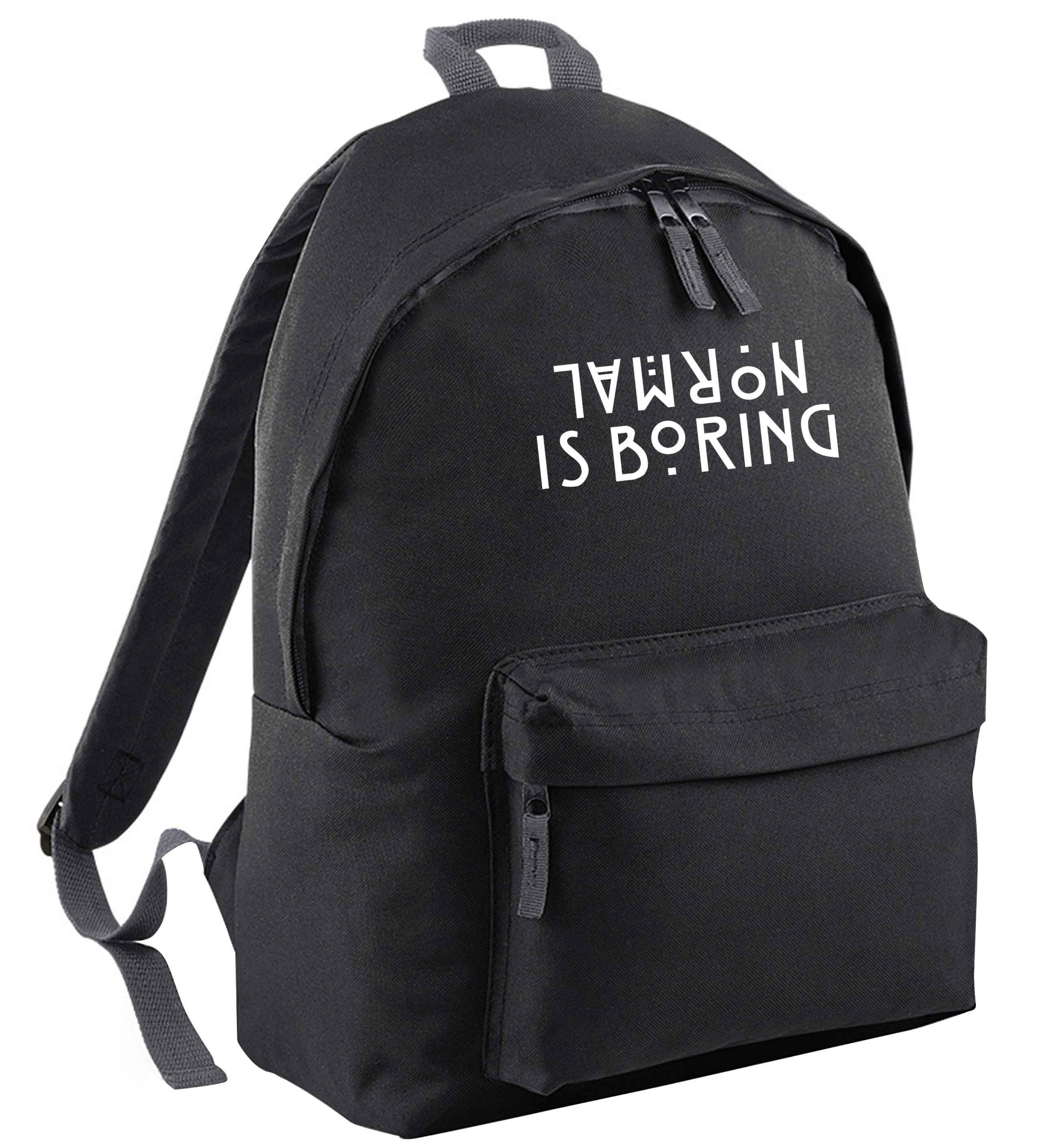 Normal is boring backpack / rucksack geek funny unique Etsy
