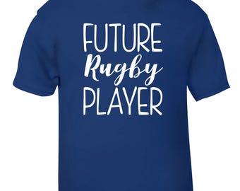 Camiseta Futuro Jugador de Rugby: Camiseta Deportiva para Bebé Niño 4268