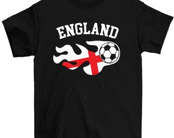 England Football Kids T Shirt | Kids England Football Tee | St George Flag Shirt | Football Fan Gift | Goalie team match | 7444