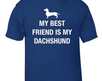 Mi mejor amigo es mi perro salchicha, camiseta para bebé/niño pequeño, animal, mascota, perro, cachorro, pata, amor, lindo, mejor amigo, divertido, 920