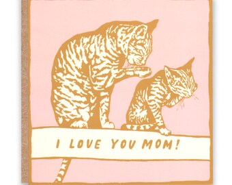 Mama Cat Card: Mother's Day Birthday Card