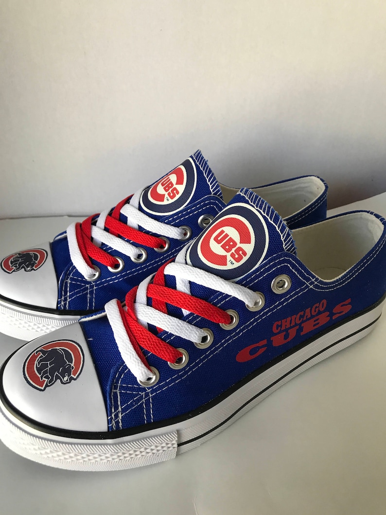 Chicago Cubs women's Tennis Shoes Etsy