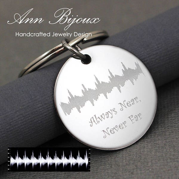 Sound Wave Key chain, Heartbeat Keychain, Actual Heartbeat Ultrasound key chain, Expecting Mom Gift, Sound Wave Jewelry, New Baby Gift, N165
