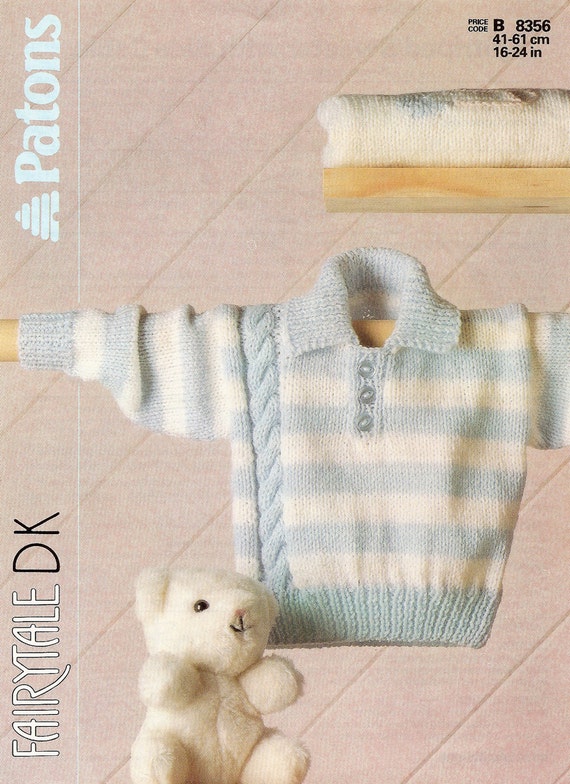 striped baby sweater