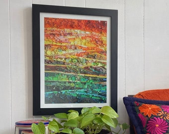 Abstract Landscape Print