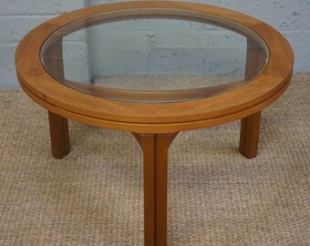 Vintage Teak & Glass 'Nathan' Coffee Table