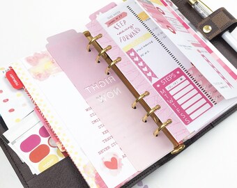 personal w01p foldout printable planner insert
