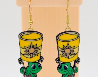 Tangled Pascal and Lantern Earrings