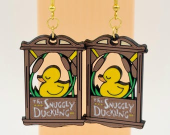 Tangled The Snuggling Duckling Earrings