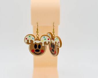 Mickey Gingerbread Earrings