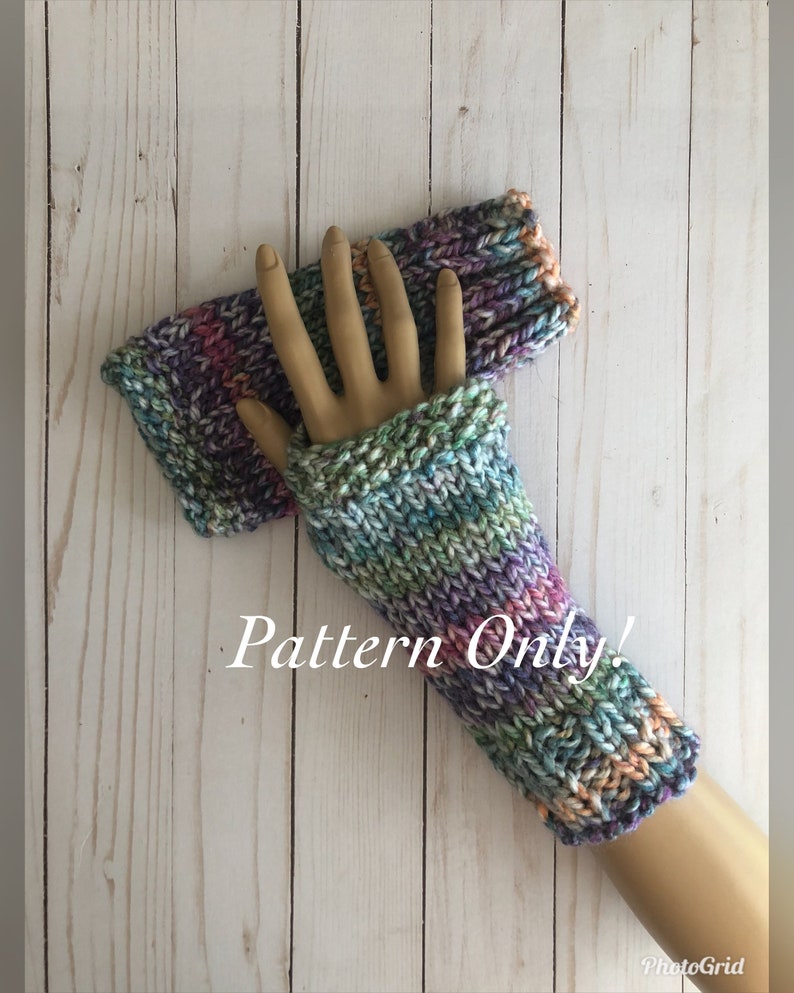 Wrist Warmers Pattern Knitting Patterns Eady Patterns Etsy UK