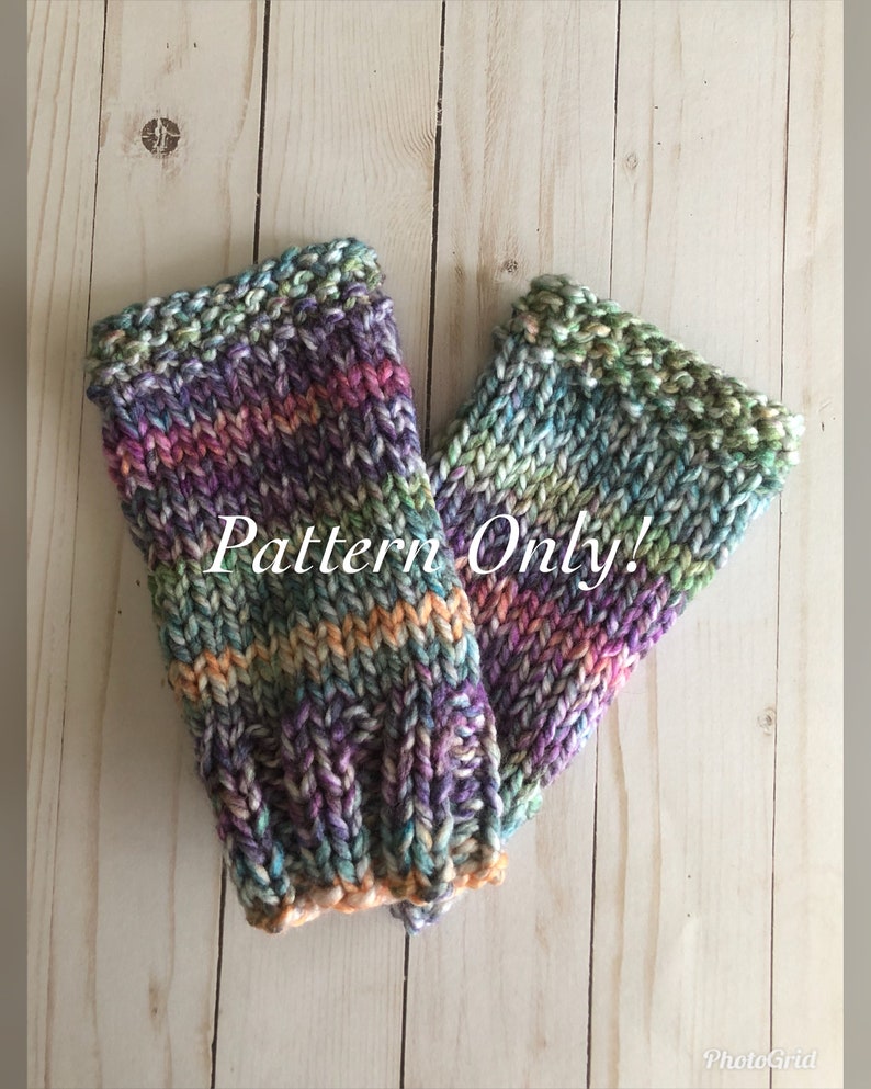 Wrist Warmers Pattern Knitting Patterns Eady Patterns Etsy UK