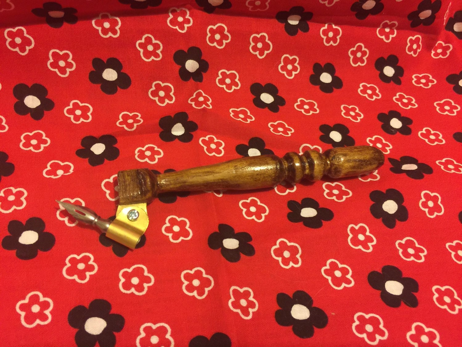Wooden hand carved calligraphy dip pen Mini002