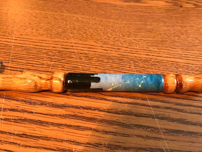 Hand Turned Oblique Dip Pen #013