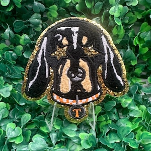 Smokey Dog - Mascot - Knoxville - Tennessee - Gameday - Vols Volunteers - Football Basketball - Tailgate - Rocky Top - Dolly - Iron On Patch