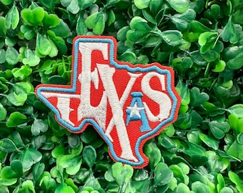 Texas - Classic Country Music - Love - Lone Star - Cowboy - Embroidery - Iron On Patch